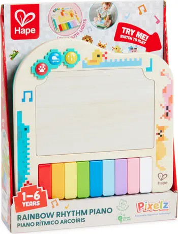 Hape Rainbow Rhythm Pixel Piano | Nordstrom | Nordstrom
