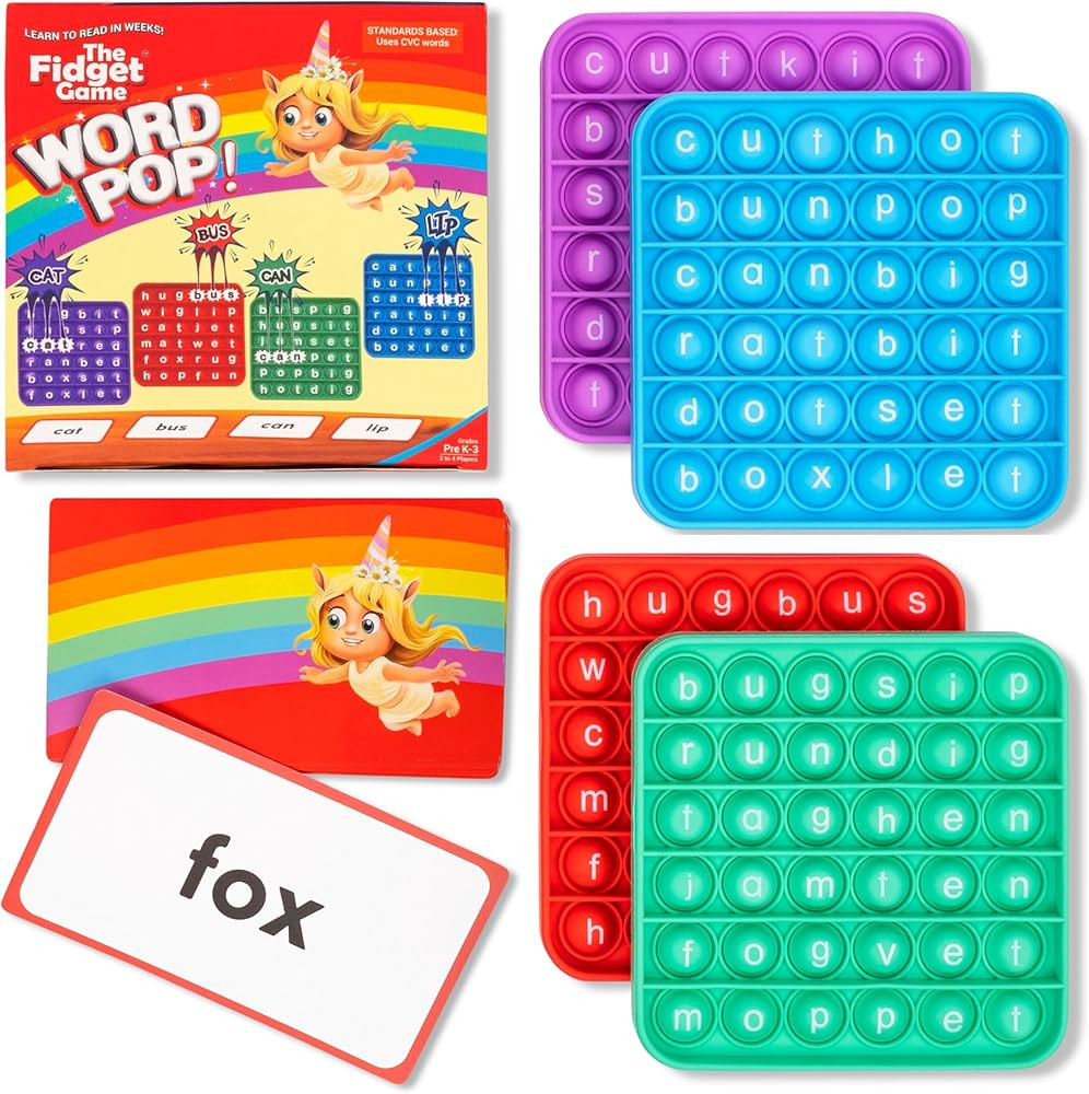 Word Pop CVC Words Games - Learn to Read in Weeks - Multisensory Reading & Phonics Games Ideal fo... | Amazon (US)