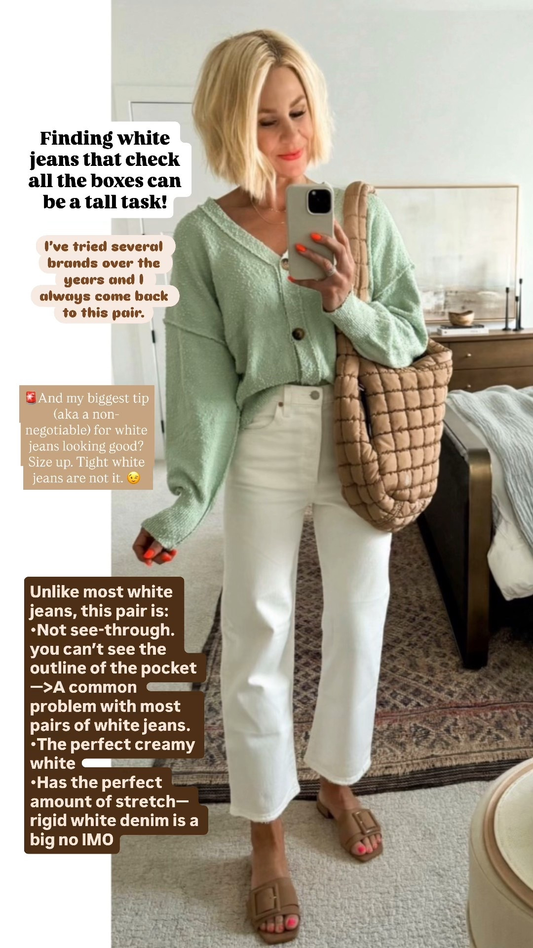 Jeans are apart of a sitewide buy more, save more 30% SALE!
Be sure and size up— white jeans, always look better worn a little loose.
Wearing 28x27 


#LTKgrwm #LTKOver40 #LTKmomlife