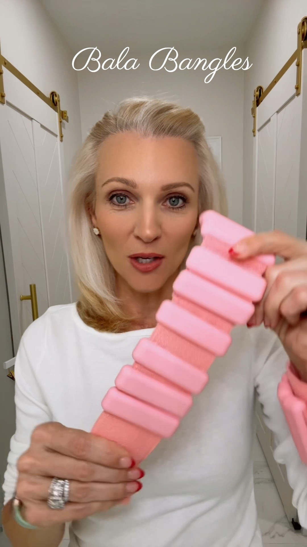 Bala Bangles are 1 lb each and they are pretty! As a mom I wear them all day around the house and some times to the store. Of course they are great to wear during a workout. Go for a walk/yoga/hiking/Zumba/Pilates. Love the color, the softness and the easy storage 

#LTKHoliday