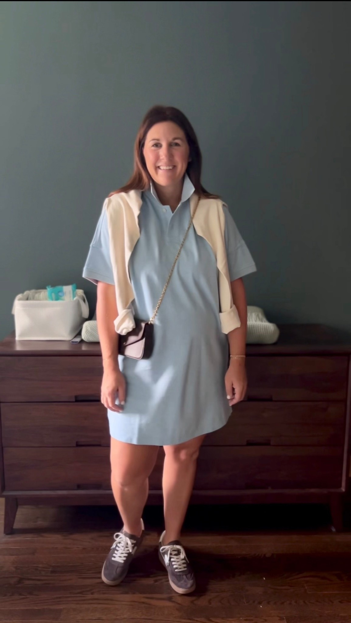 Easy postpartum outfit—wearing a size L in this dress from Tuckernuck 

#LTKSeasonal #LTKStyleTip