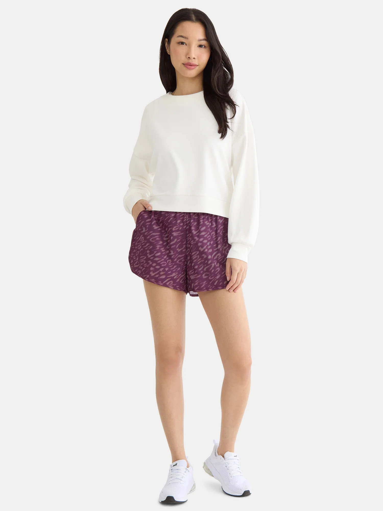 Athletic Works Women's and Women's Plus Running Shorts, Sizes XS-4X - Walmart.com | Walmart (US)