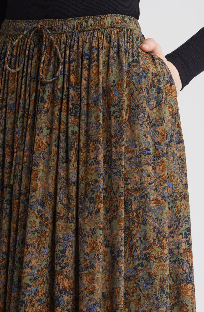 Treasure & Bond Drawstring Maxi Skirt | Nordstrom | Nordstrom