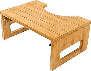 Bamboo Toilet Stool, Foldable Potty Stool for Bathroom, Wooden Poop Stool for Adults, Portable an... | Amazon (US)
