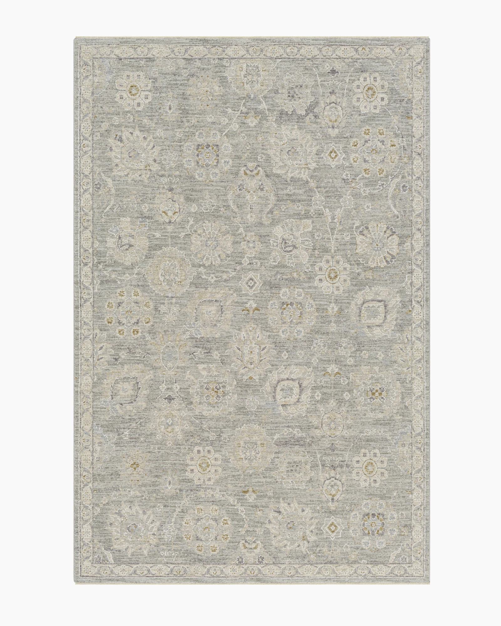 Quince - White Label | Quince | Florence Performance Rug in Sage, Size 7'10"" x 10'2"", Recycled Polyester | Quince
