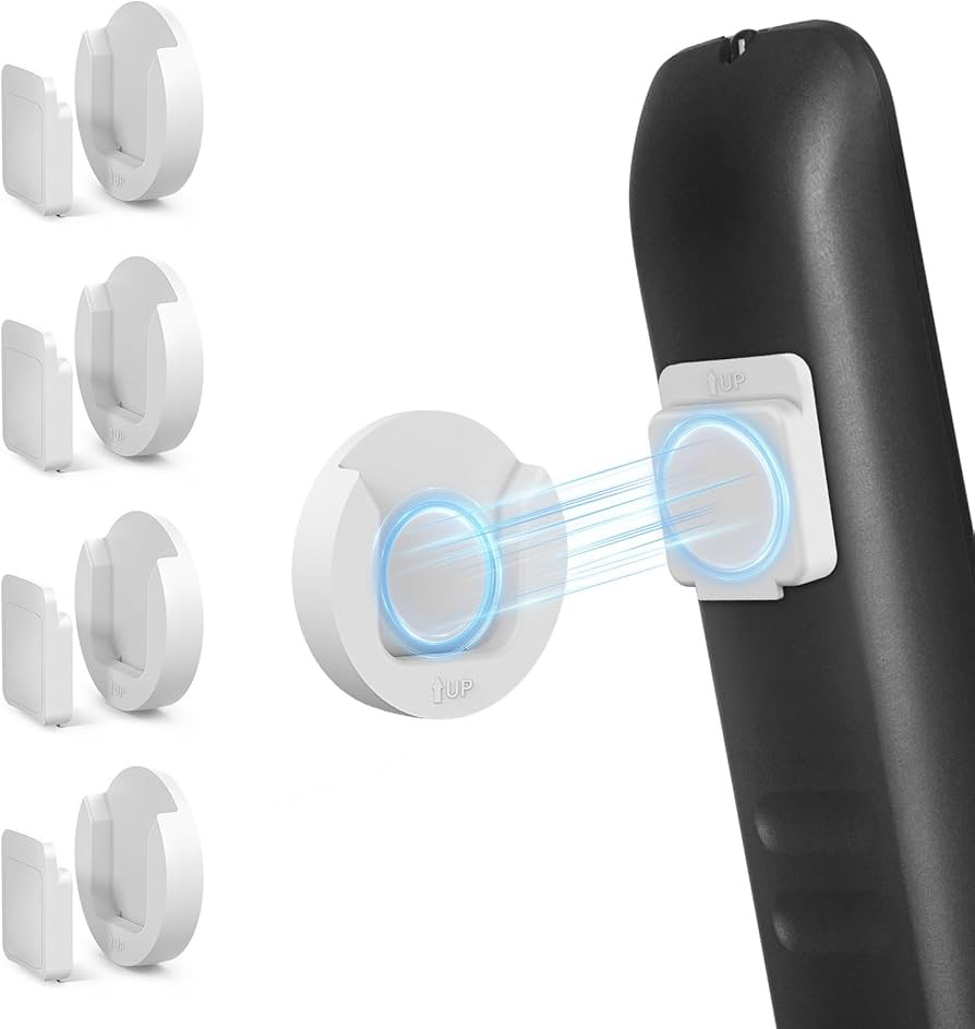 Magnetic Remote Control Holder Wall Mount, 4 Pack Upgrade Remote Control Organizers Storage Self-... | Amazon (US)