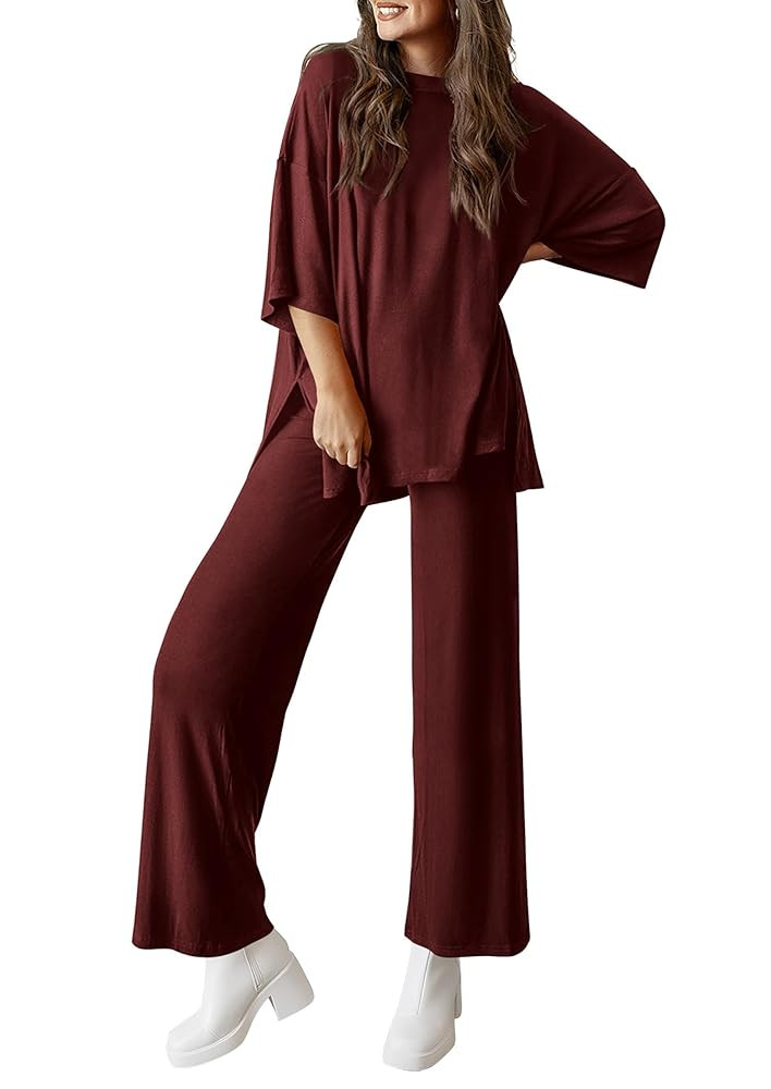 PRETTYGARDEN Two Piece Sets For Women Summer Fashion Lounge Matching Set 2025 Travel Vacation Air... | Amazon (US)