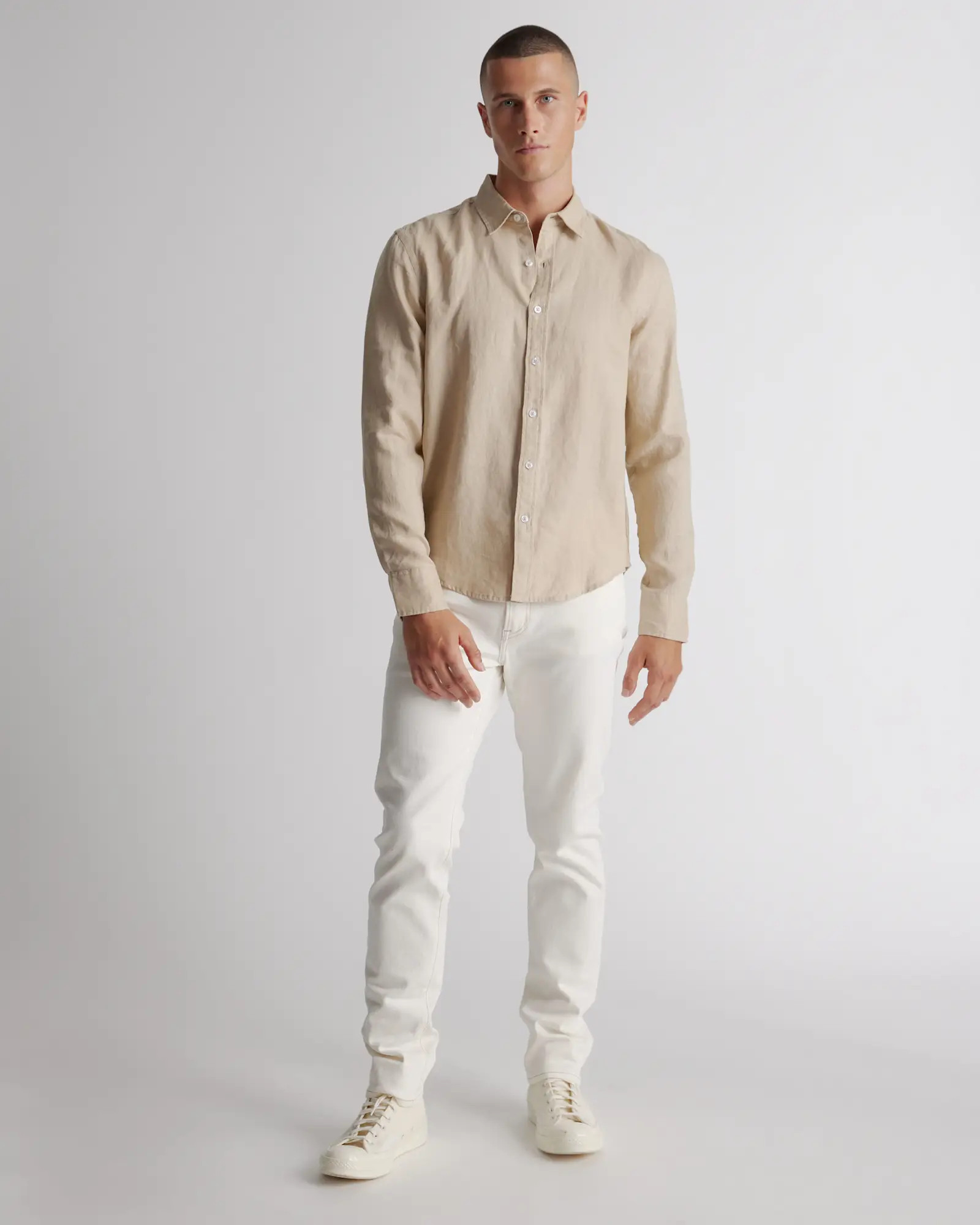 100% European Linen Long Sleeve Shirt | Quince