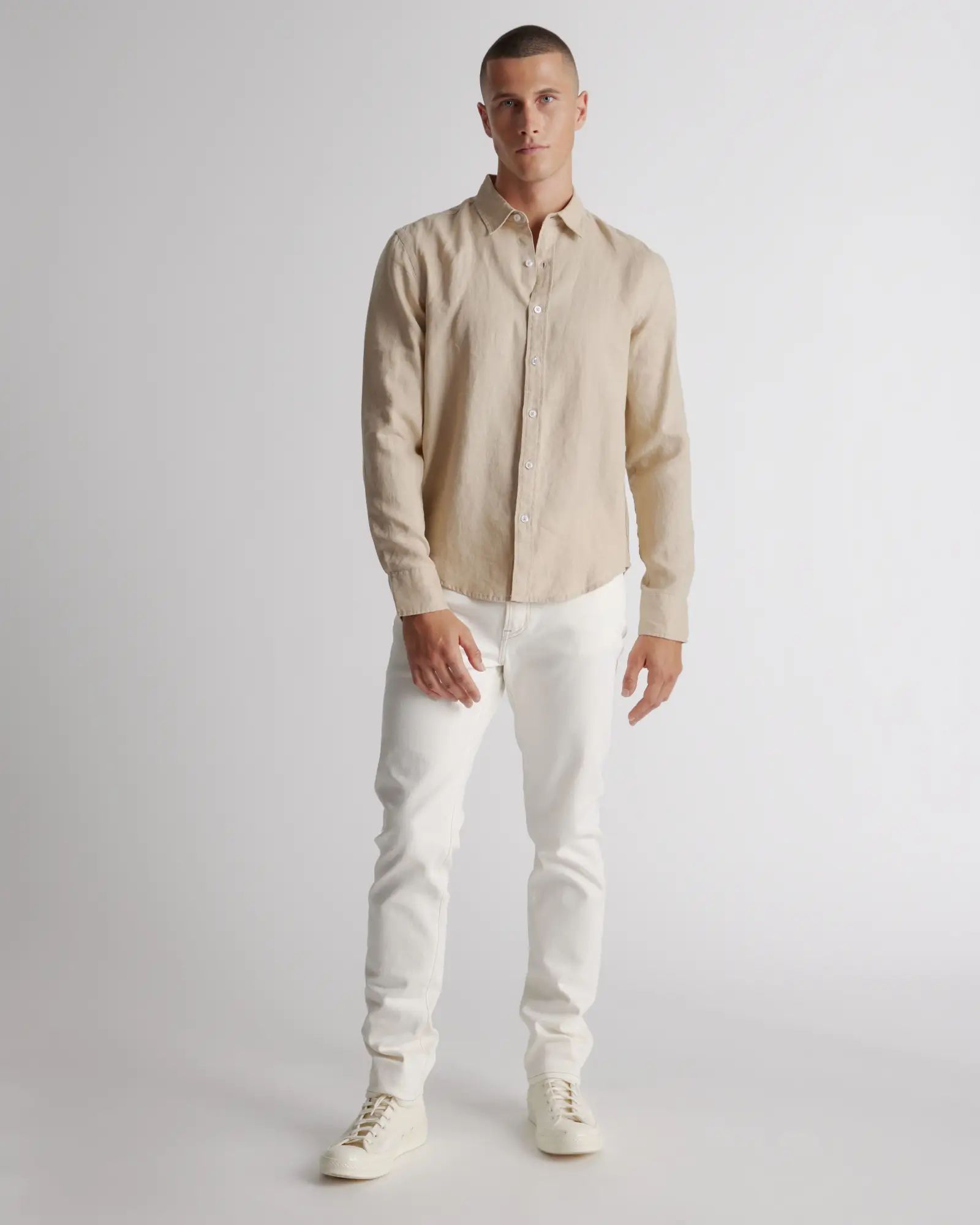 100% European Linen Long Sleeve Shirt | Quince