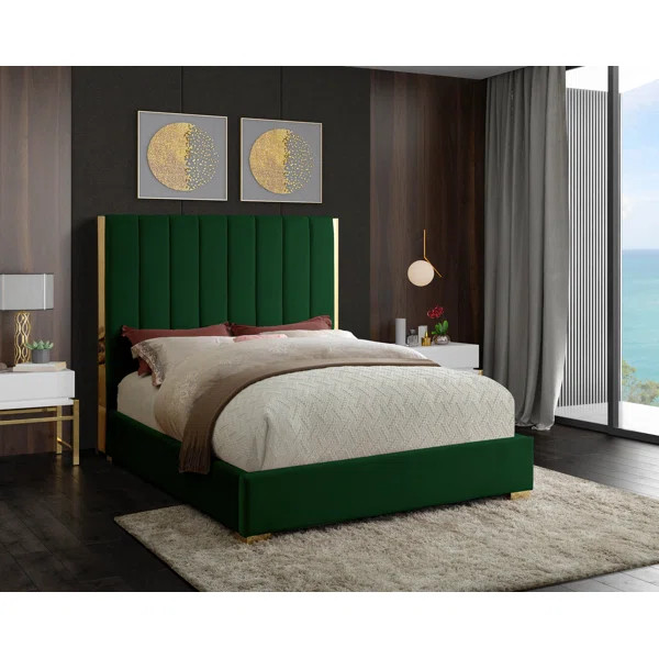 Aeliana Tufted Upholstered Low Profile Platform Bed | Wayfair North America