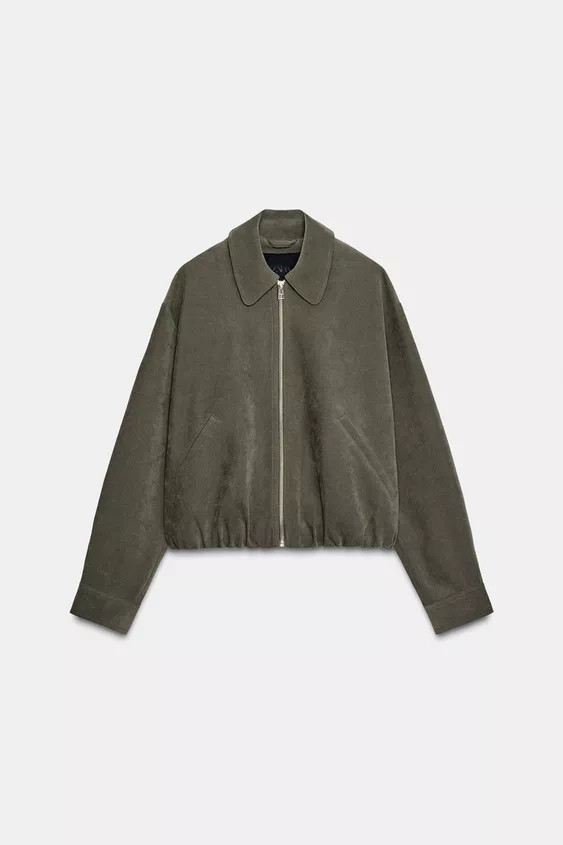 VOLUME BOMBER JACKET | Zara UK