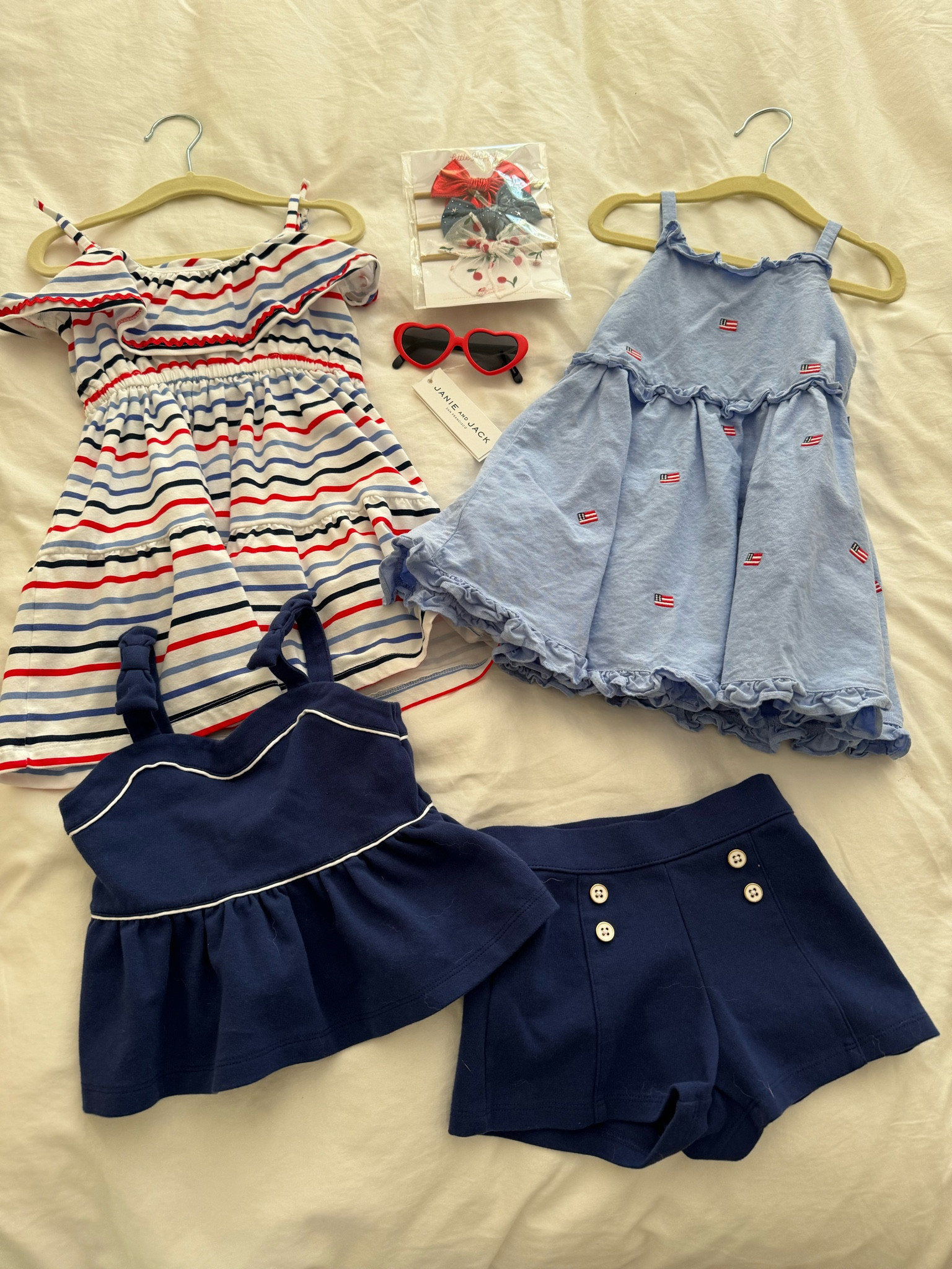 Sutton is set for the 4th ❤️🤍💙

#LTKStyleTip #LTKFamily #LTKKids