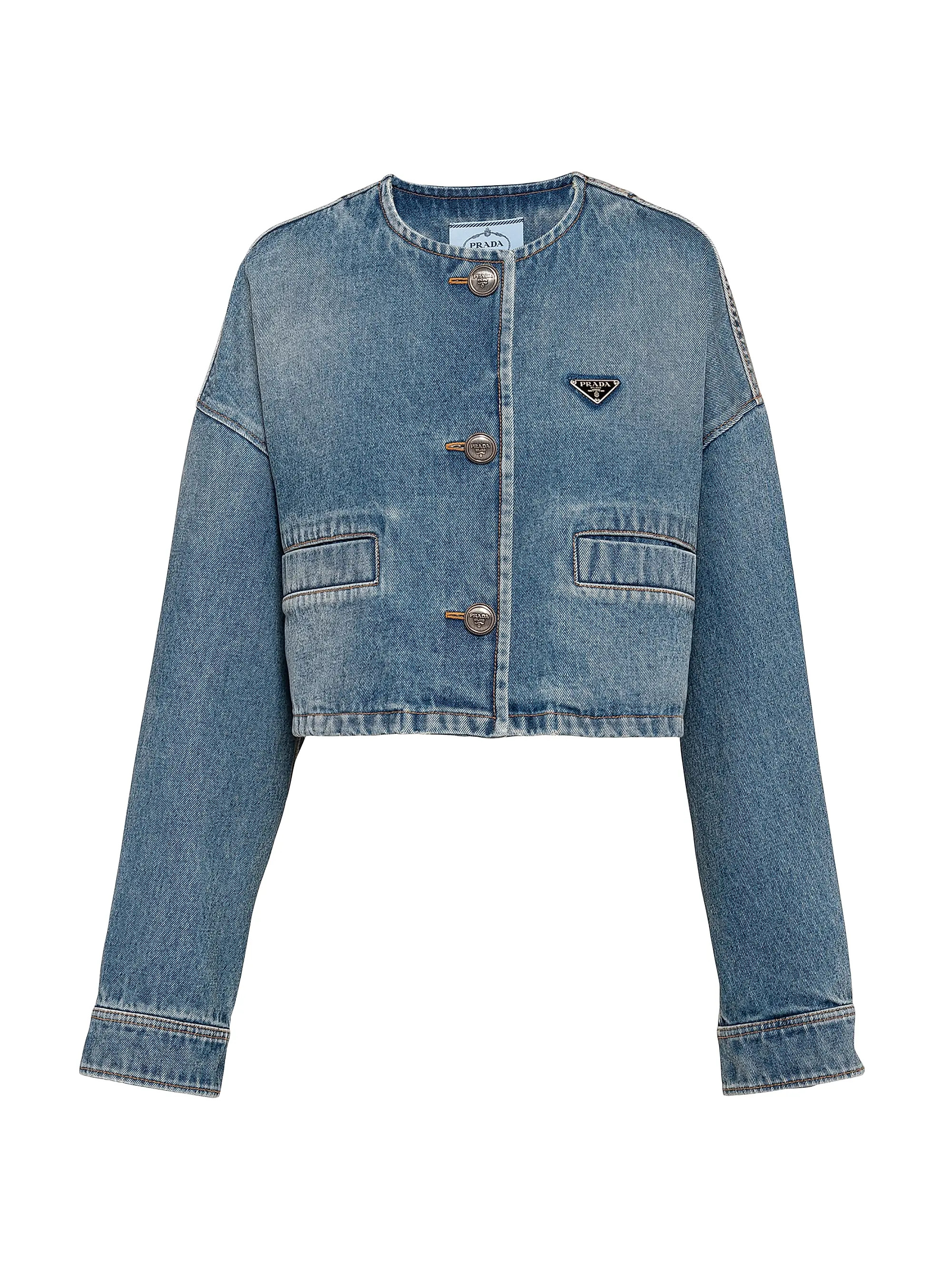 Denim Blouson Jacket | Saks Fifth Avenue