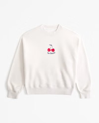 Embroidered Graphic Classic Sunday Crew | Abercrombie & Fitch (US)