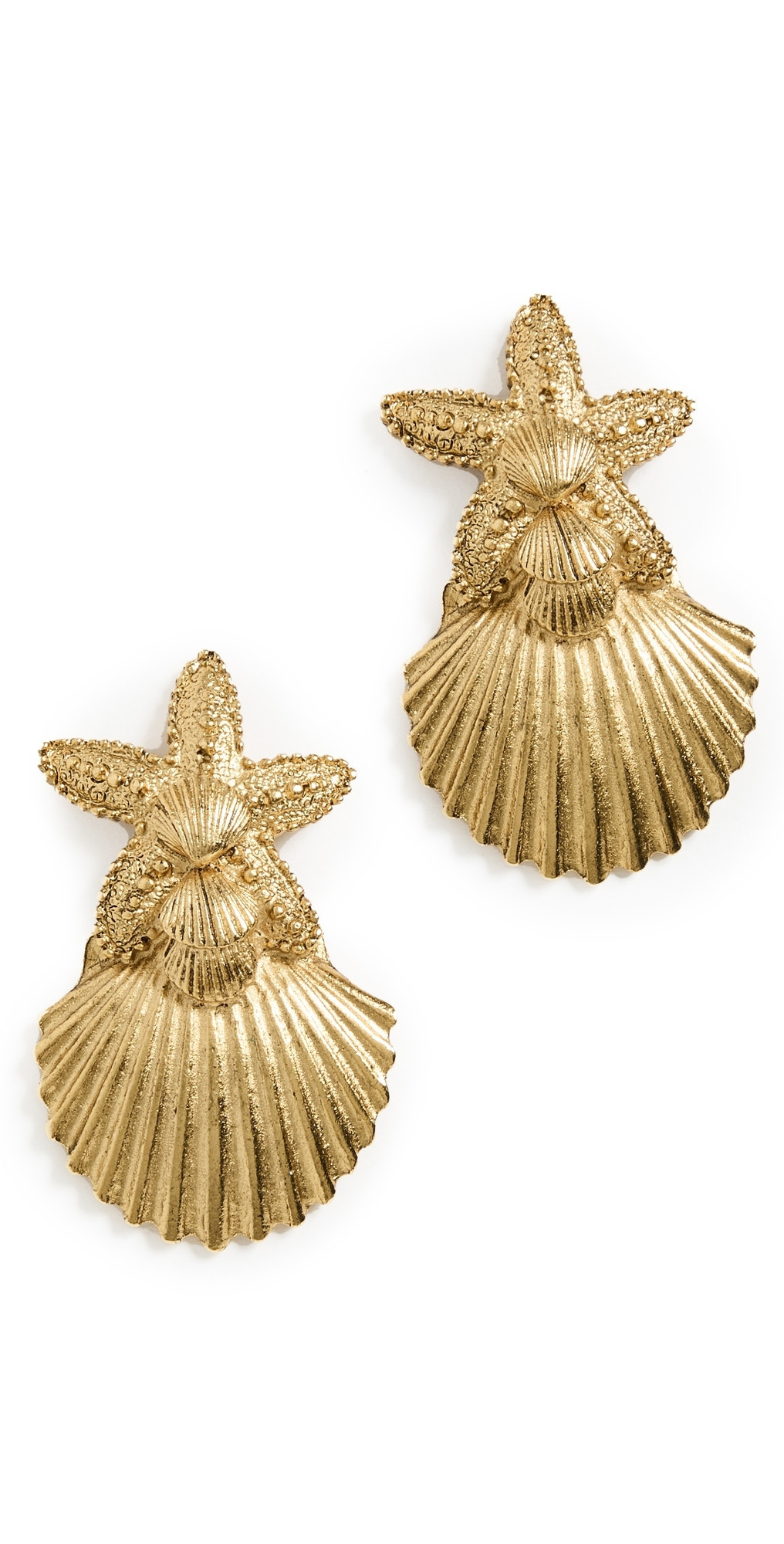 Elizabeth Cole Shelma Earrings Gold One Size | Shopbop