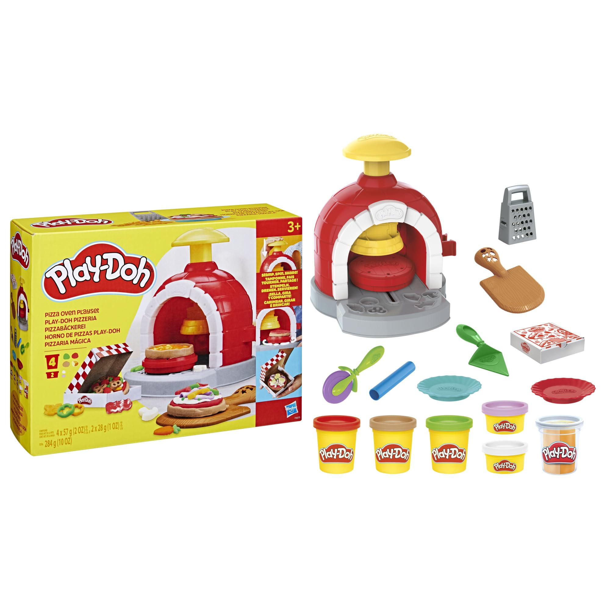 Hasbro Play-Doh Kitchen Creations Pizza Oven Playset, Play Food Toy for Kids 3 Years and Up, 6 Ca... | Amazon (CA)