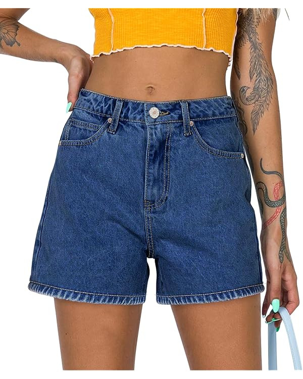 2025 Jean Shorts for Women Casual Stretchy Denim Summer Hot Short | Amazon (US)