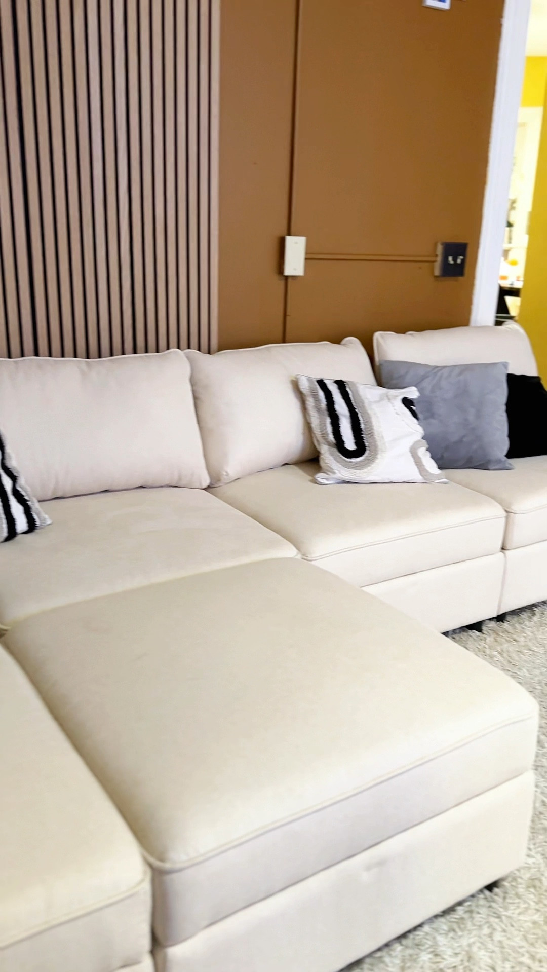 Got this 600$ Modular Sectional couch😍





#LTKhome #LTKsalealert #LTKfamily