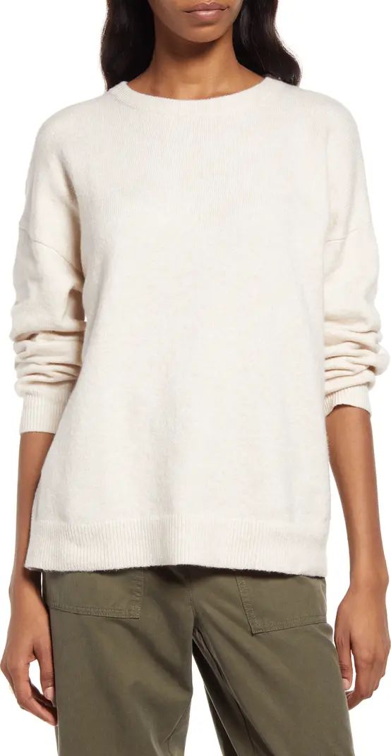 Organic Cotton Blend Crewneck Sweater | Nordstrom