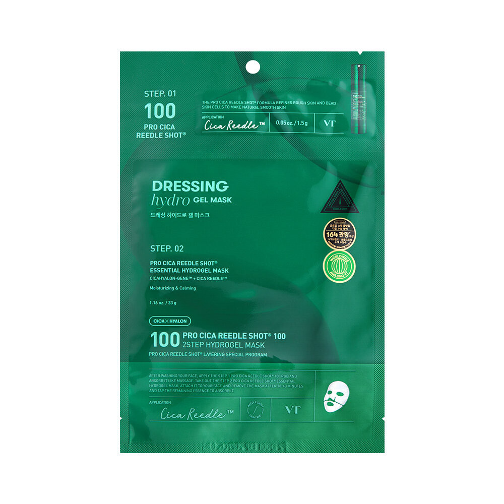 VT Pro Cica Reedle Shot 100 2Step Hydrogel Mask Sheet 1ea | Olive Young Global
