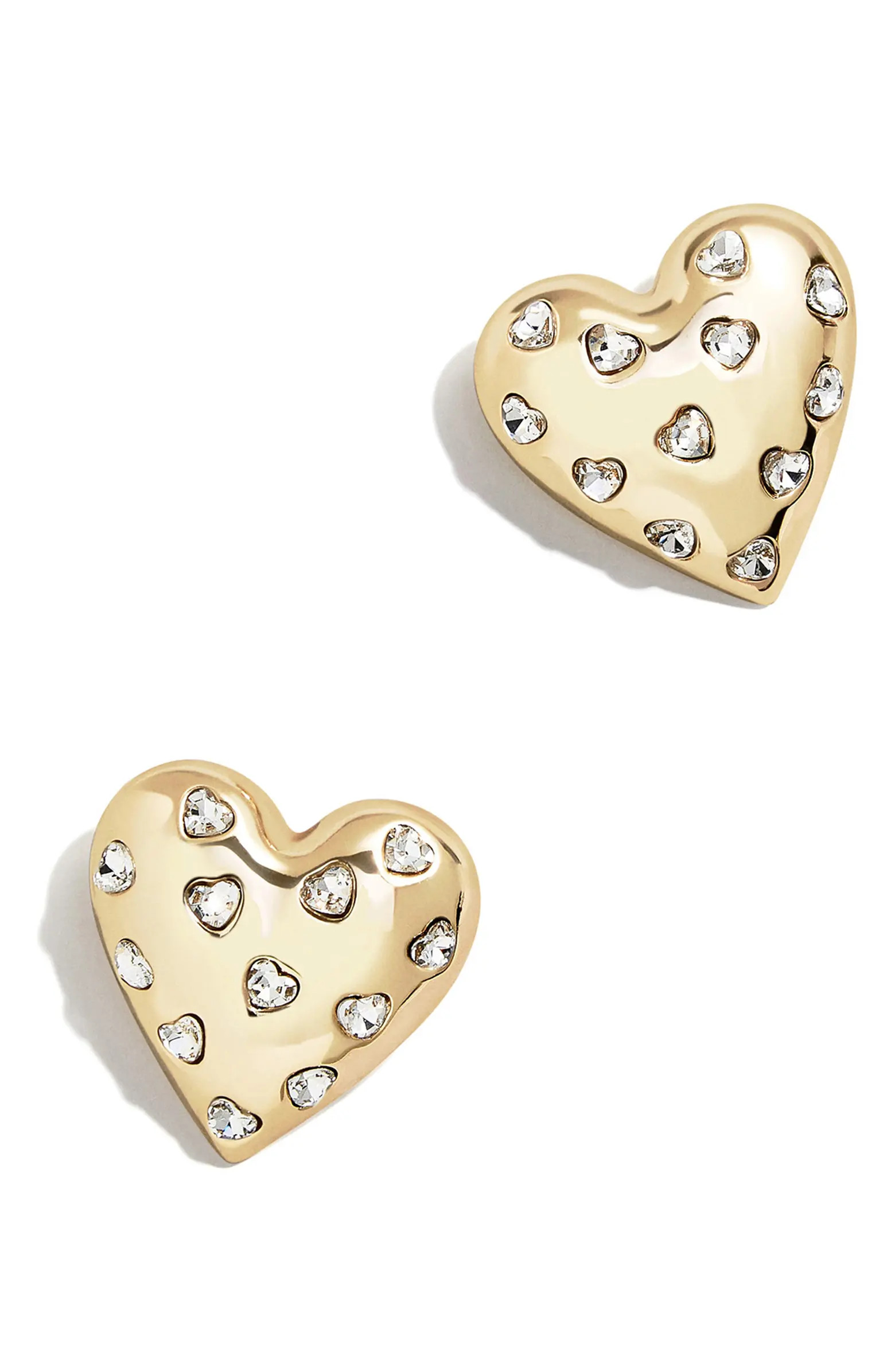 Crystal Heart Stud Earrings | Nordstrom