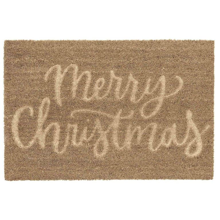 My Texas House Embossed Merry Christmas Coir Doormat, 30" x 48" | Walmart (US)