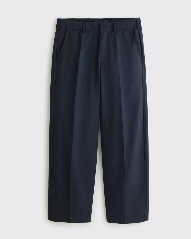Abercrombie & Fitch Men's Baggy Trouser in Deep Navy - Size 36 X 30 | Abercrombie & Fitch (US)