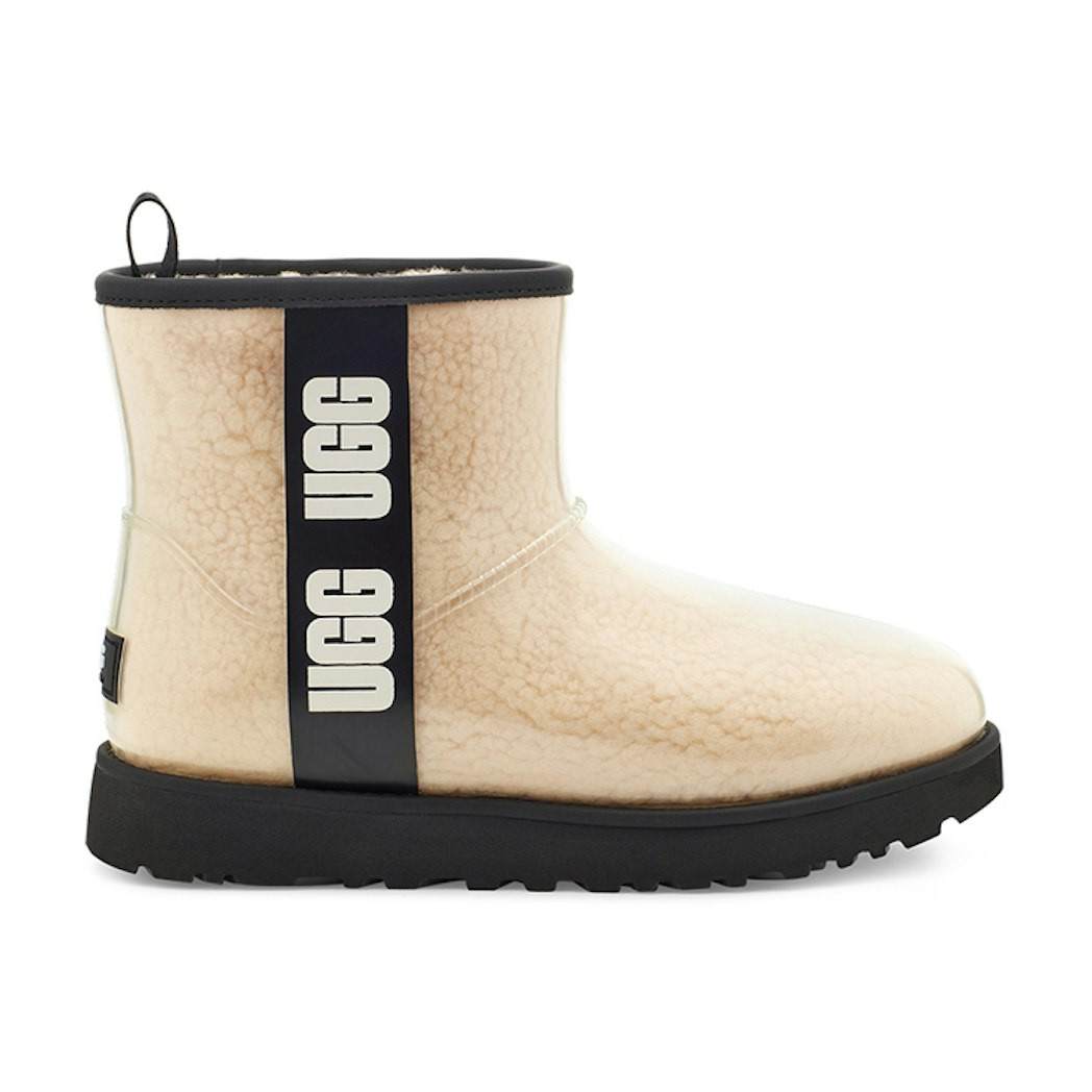 (W) UGG Classic Clear Mini Boot Natural Black US 5W | Novelship
