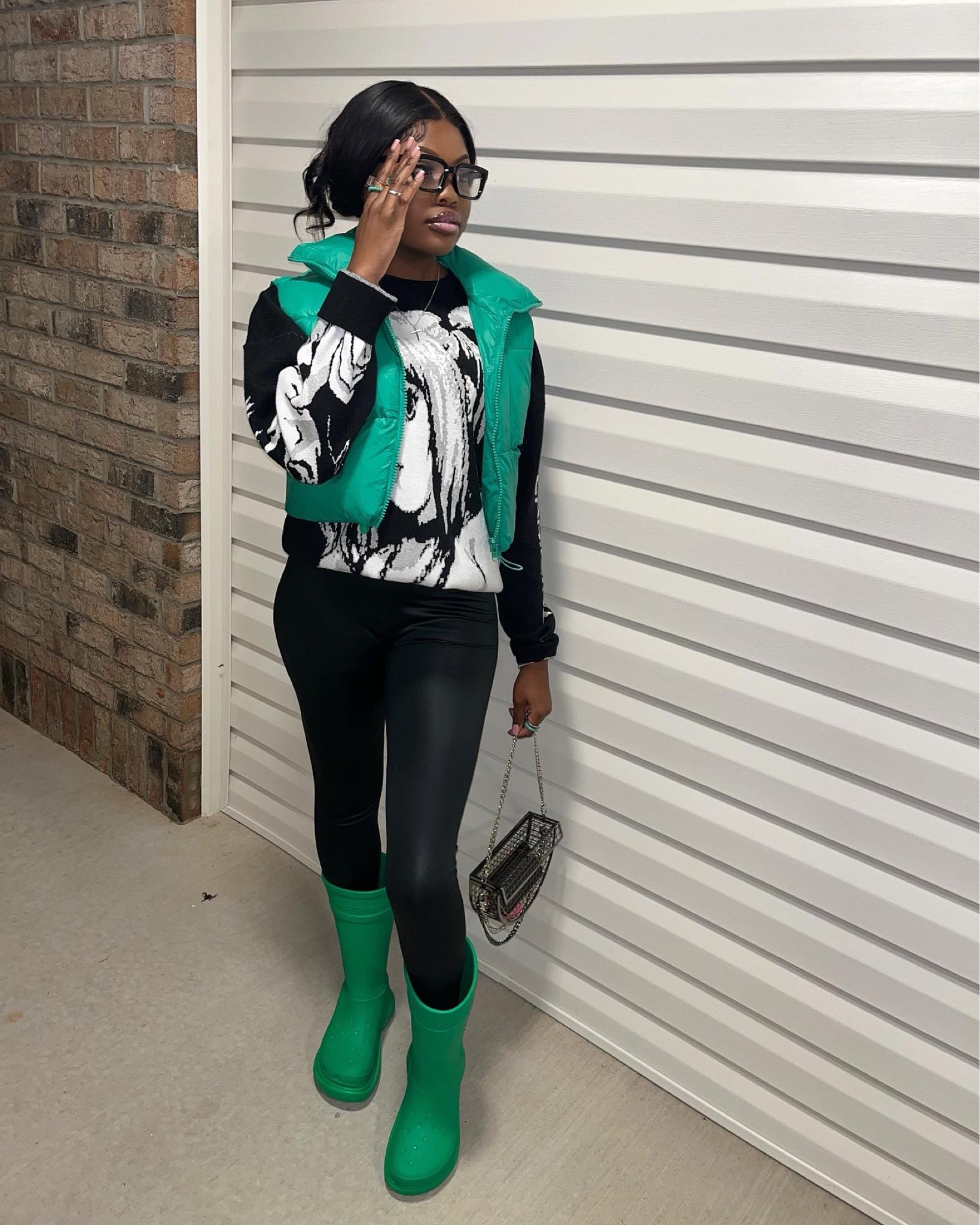balenciaga boot purse