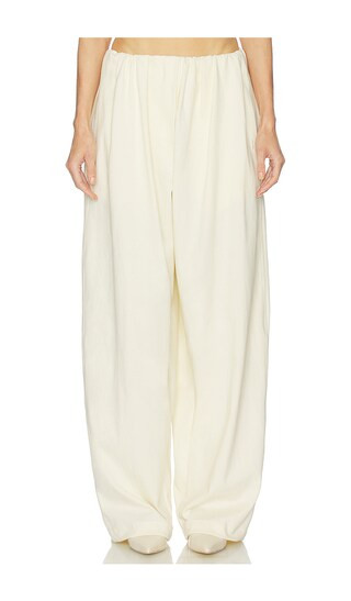 The Puff Pant in Ultra Premium Jersey in Ivory | Revolve Clothing (Global)