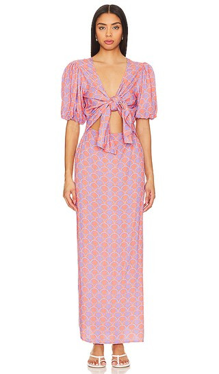 Marta Dress in Siren Shells | Revolve Clothing (Global)