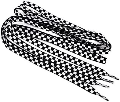 Yichain 48'' Flat Fun Printed Shoe Laces Shoelace for Adults Sneakers，Boots，One Pair Pack | Amazon (US)