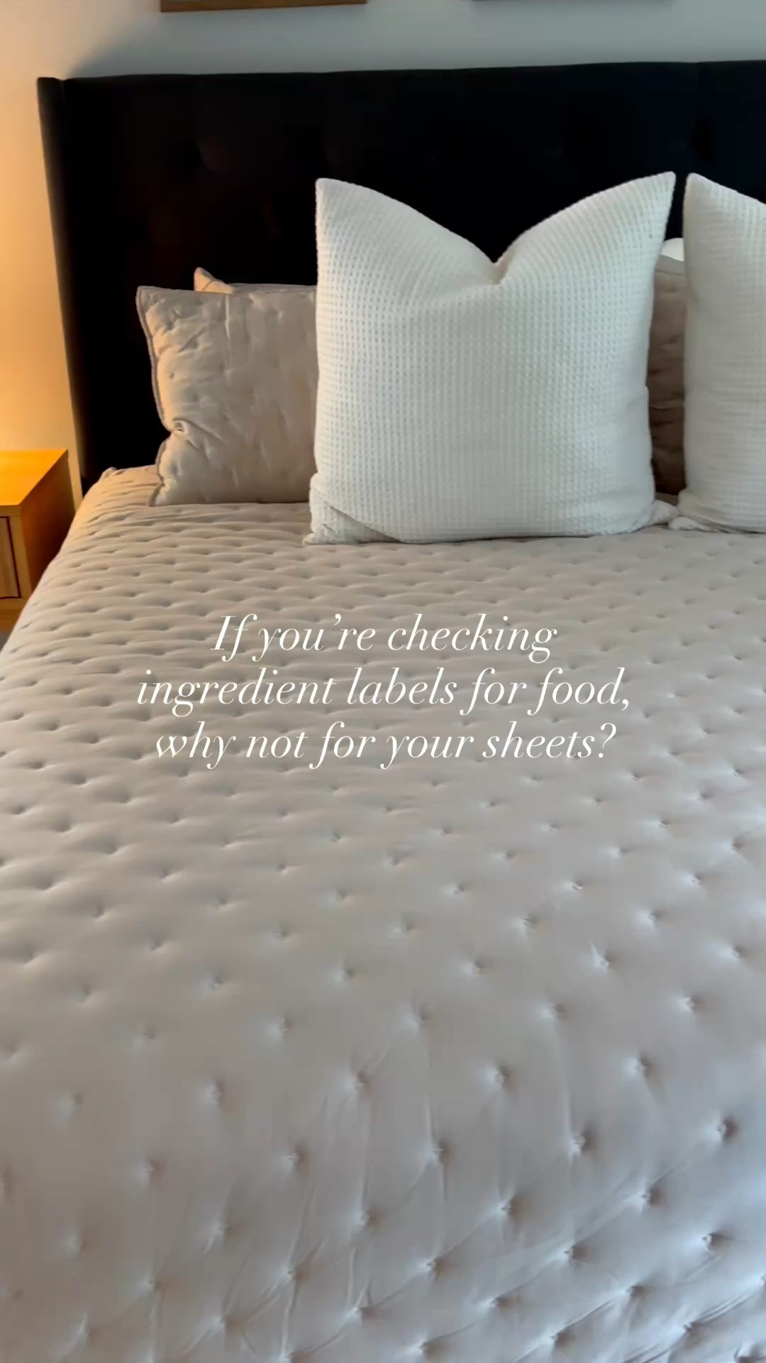 If you’re checking ingredient labels for food, why not for your sheets? 🧐🌿

We are so diligent about what we put in our bodies, but we often overlook what we spend 8 hours a day laying on. Most conventional bedding is treated with harsh chemicals, formaldehyde finishes, and synthetic dyes that linger on our skin.

That’s why we’ve officially made the switch to organic bamboo.
Why bamboo? It’s naturally hypoallergenic, moisture-wicking, and breathable, making it a game-changer for sleep hygiene. Plus, it’s a much cleaner, more sustainable choice for your home.

The best part? You don’t have to break the bank to prioritize your health. We found a truly non-toxic, luxury option that is actually affordable.

Invest in your recovery, friends. Your sleep (and your skin) will thank you. ☁️✨

Save this post to remember to check your labels, and tag a friend below who needs a non-toxic sleep upgrade!

#NonToxicLiving #CleanHomeTips #HolisticWellness @onequince

#LTKHome #LTKvlog #LTKselfcare