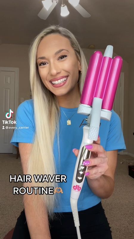 Hair waver from DonnaBellaHair.com (50% off until 11/25) + use my code “AVERY10” for an extra 10% off site-wide! 🤍 linking all other products here. 
// TikTok, hair routine, beach waves

#LTKbeauty #LTKsalealert #LTKstyletip