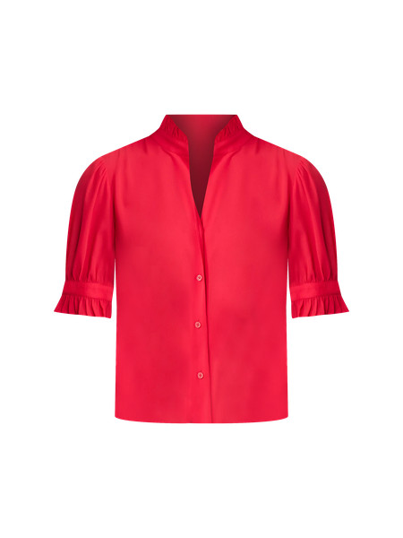 Ruffle Collar Blouse | Ann Taylor