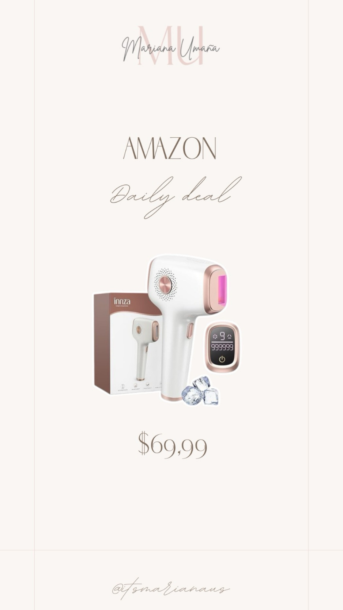 One of my best decisions was definitely starting laser hair removal! 🌟 This machine is a must-have, and the price is incredible. ✨

#LTKSeasonal #LTKSaleAlert