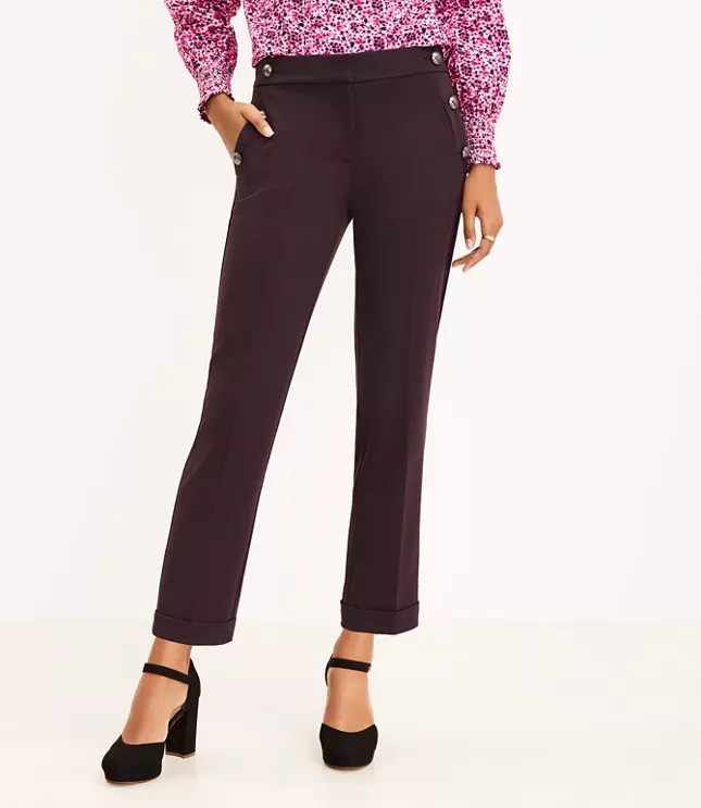 Slim Sailor Pants in Bi-Stretch | LOFT