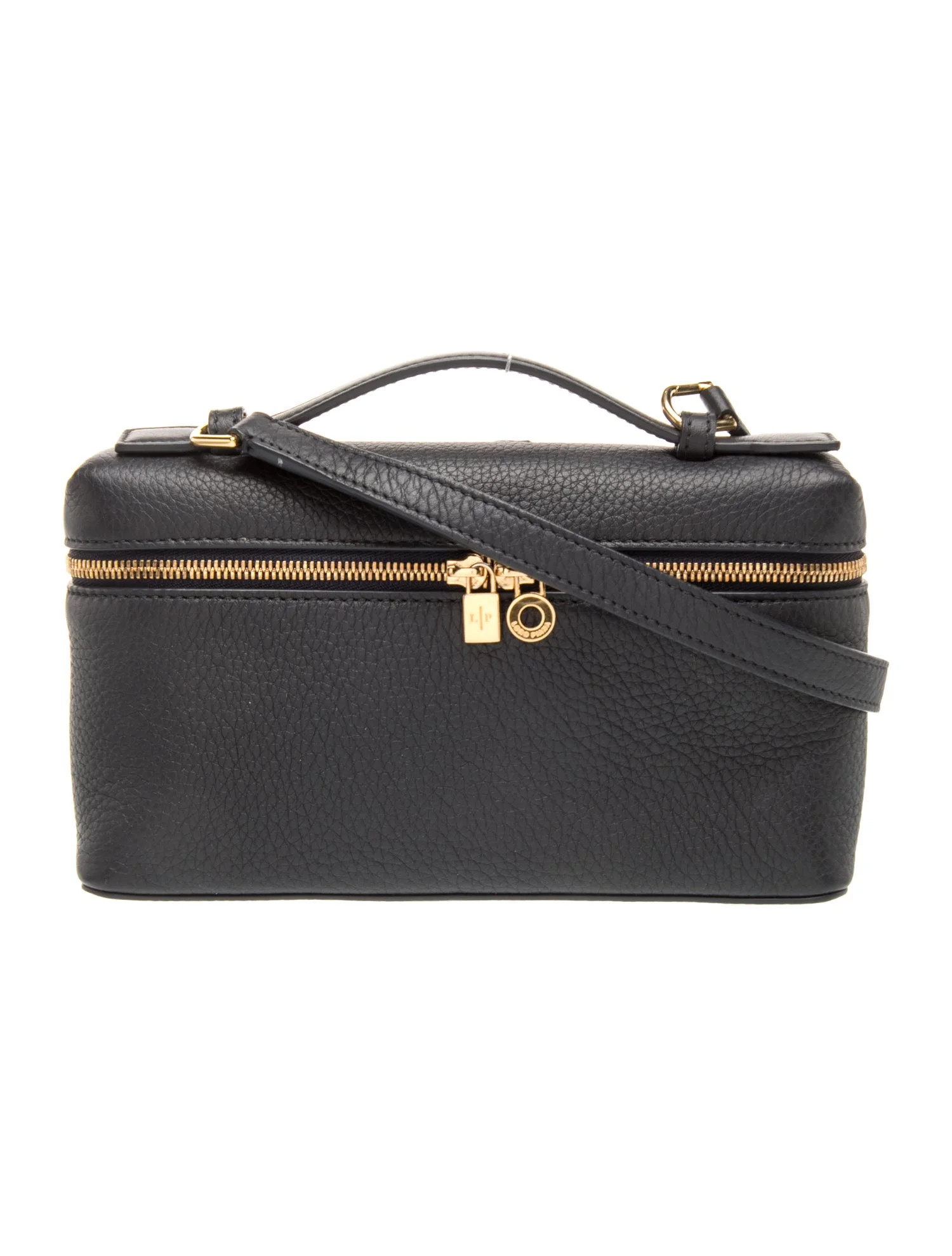 Loro Piana Calf Leather Extra Pocket L 23 - Black Handle Bags, Handbags - LOR209186 | The RealRea... | The RealReal