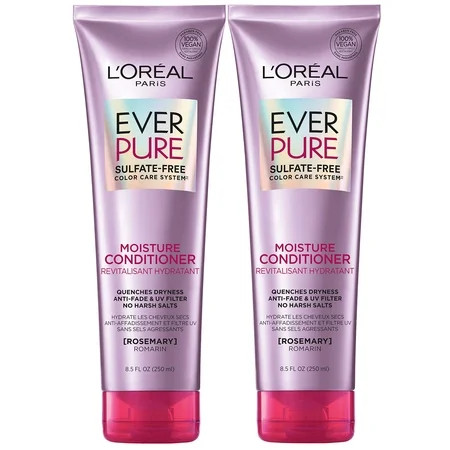 L Oreal Paris Everpure Moisture Sulfate Free Conditioner For Color-Treated Hair 8.5 Ounce (Set Of 2) | Walmart (US)