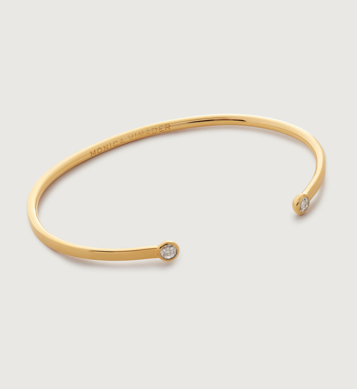 Diamond Essential Cuff | Monica Vinader (Global)