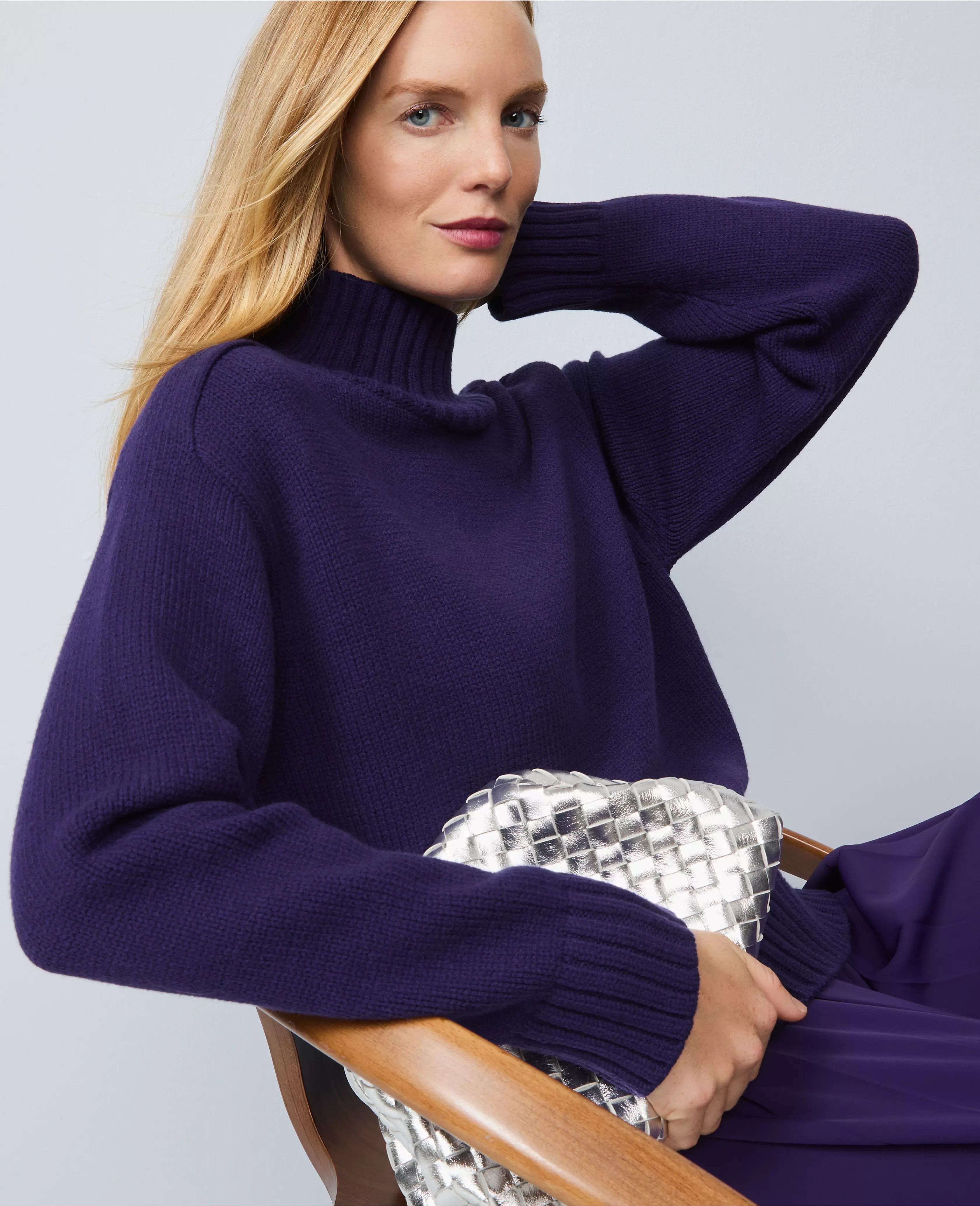 Ribbed Mock Neck Sweater | Ann Taylor