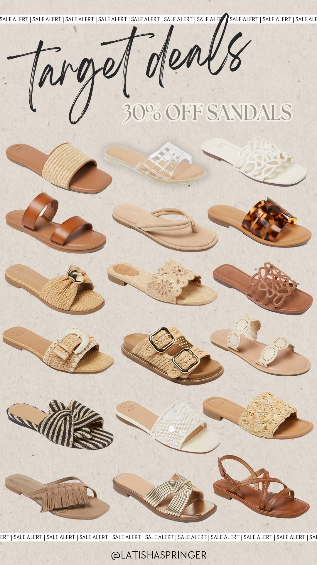 30% off Target sandals!

#targetdeals

Target deals. Target fashion. Target sandals. Target summer sandals.

#LTKootd #LTKSeasonal #LTKSaleAlert