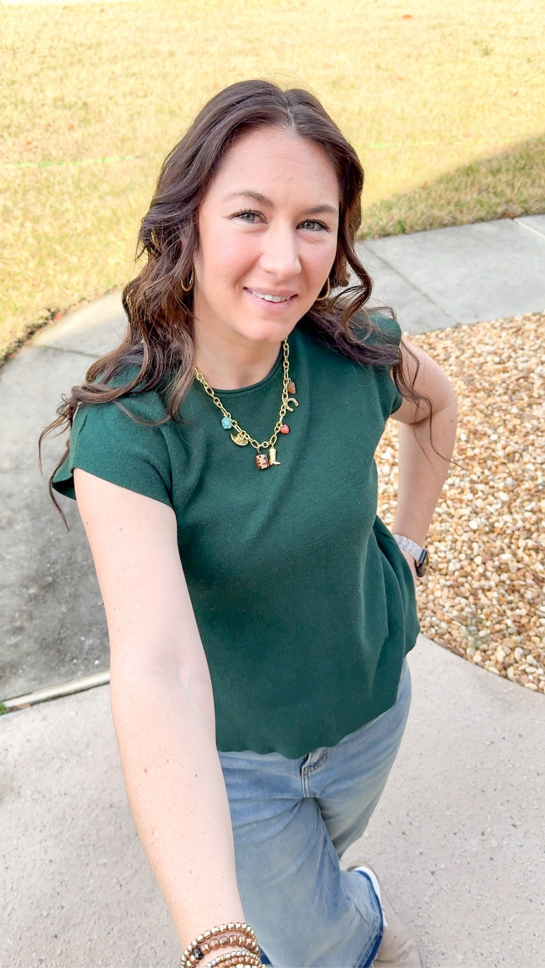 Friday OOTD- no where to go just working from home, but I always feel better when I get up & get dressed! Outfit is Amazon and everything runs tts! 

#LTKTall #LTKMidsize #LTKootd