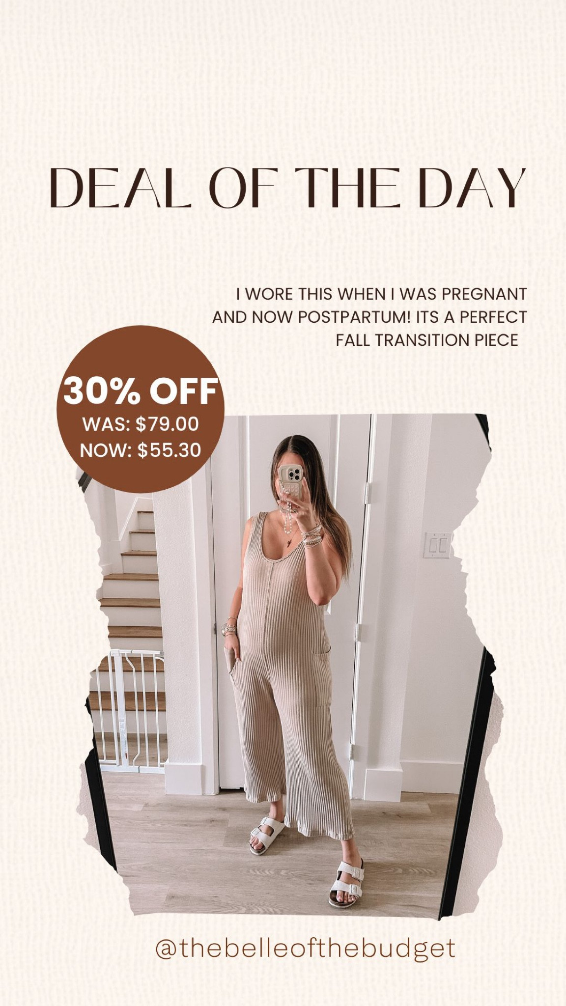 Deal of the day! Nordstrom ribbed jumpsuit perfect for fall! 

#LTKSale #LTKSeasonal