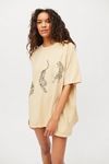 Project Social T Tiger Overdyed T-Shirt Dress | Urban Outfitters (US and RoW)