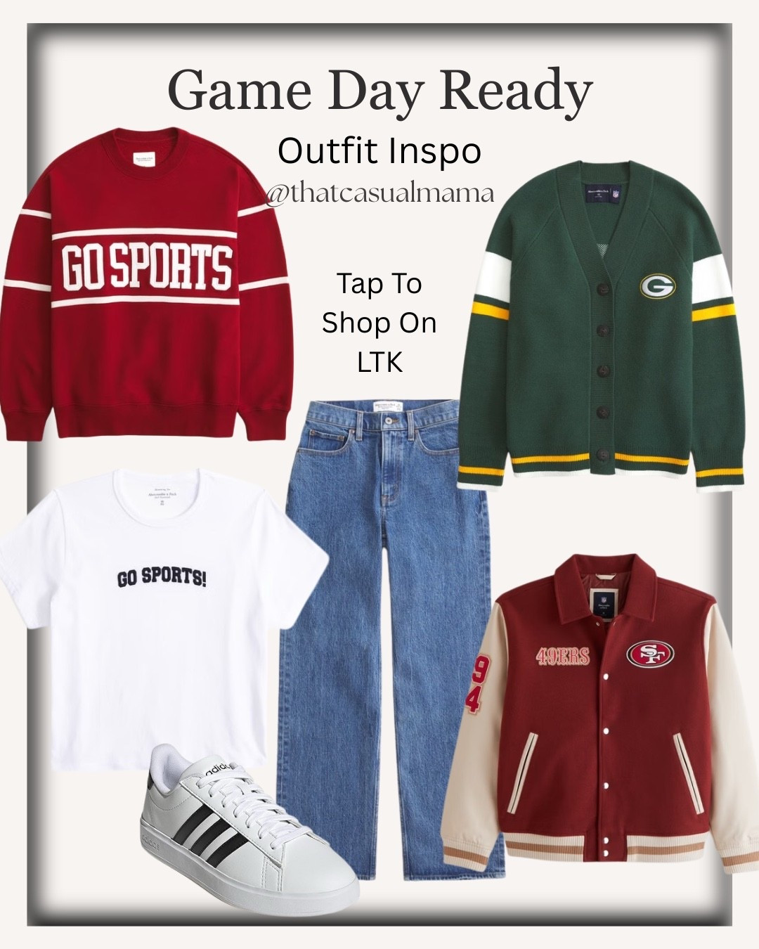 Sporty chic vibes ✨ Relaxed ’90s jeans, classic white sneakers, cozy sweaters + layering cardigans = the perfect casual yet trendy look for fall. Effortless, comfy, and stylish all season long! 🍂 #SportyChic #FallOOTD #CozyAndCute #LTKStyle #TrendyAndComfy #CasualChic #EverydayStyle #FallFashionInspo

#LTKStyleTip #LTKU #LTKSeasonal