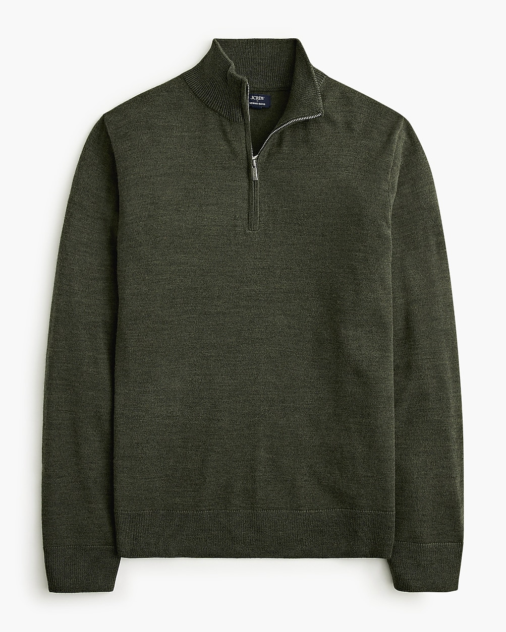 Merino wool-blend quarter-zip | J.Crew Factory