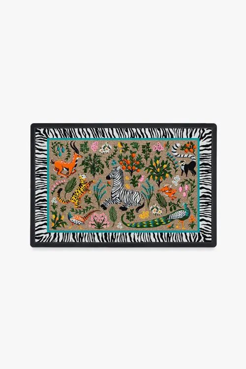 Iris Apfel Splendor In The Grass Doormat | Ruggable