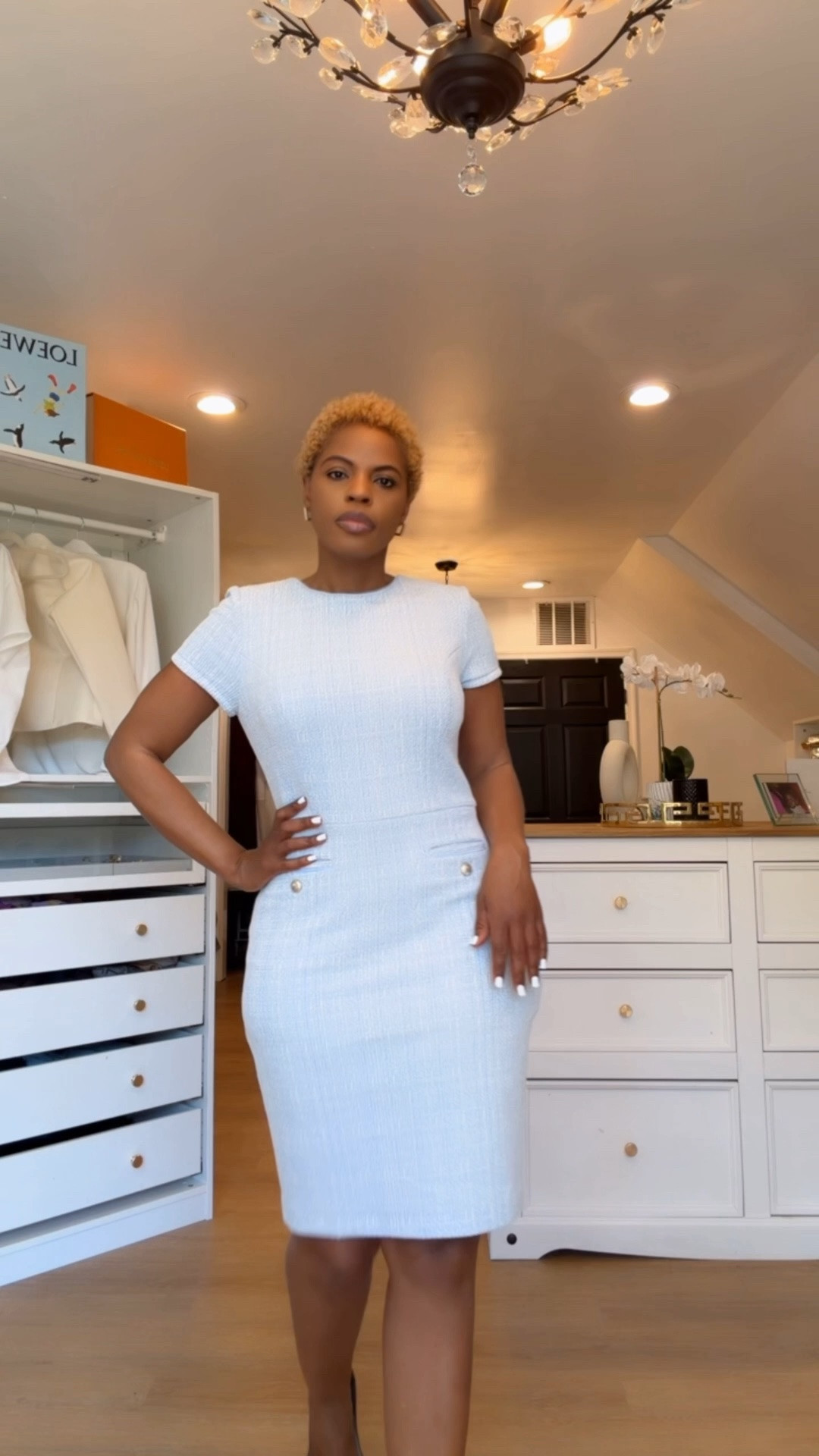 The Perfect Polished dress for work, meetings, brunch and beyond. Loving the elegant tailoring and timeless feel of the Dinah Dress in Summer Sky Blue from Mora Gardener

#LTKOver40 #LTKgrwm #LTKootd