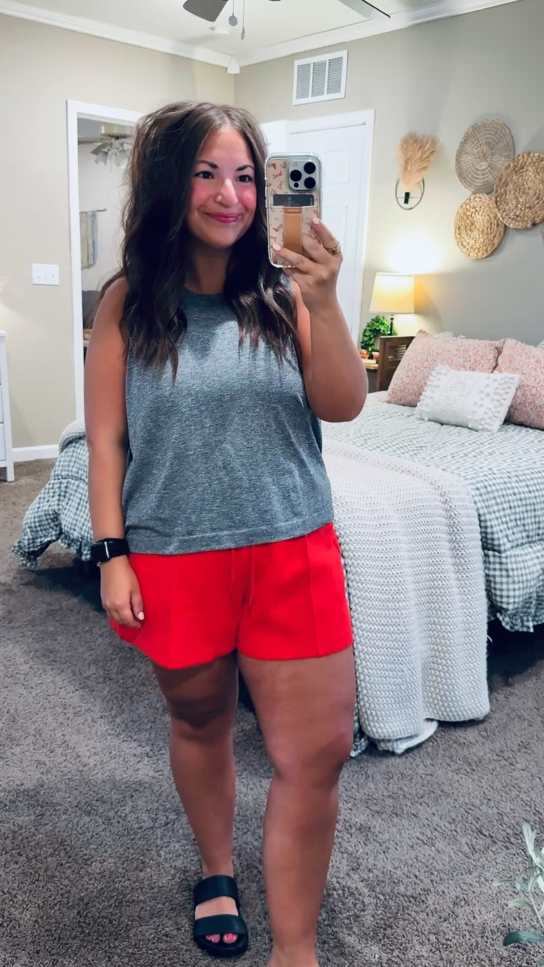 You can’t beat a good basic 🤍 tanks + shorts = my everyday summer uniform!

sandals: sold out, but linking similar options below!
shorts: fit true to size // wearing a large
tank: fits true to size // wearing a large 

 